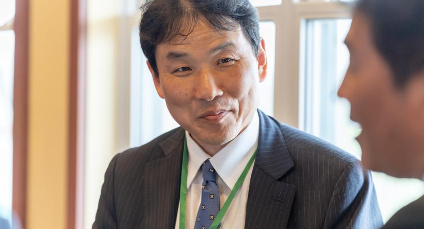 Daisuke Anami, a member of the Oita prefectural government 